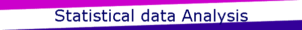 Statistical data Analysis